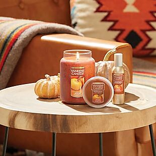 Large Spiced Pumpkin Yankee Candle $17