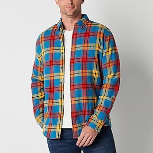 St. John's Bay Flannel $12