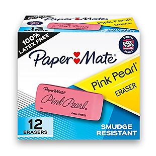 12pk Paper-Mate Pink Pearl Erasers $6