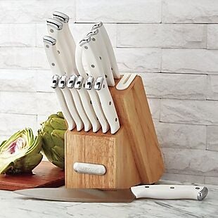 Faberware Knife Set with Sharpener $38