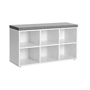 6-Section Shoe Bench $58