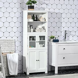 63" Four-Door Pantry Hutch $113