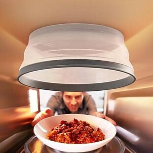 Collapsible Microwave Cover $8 Shipped