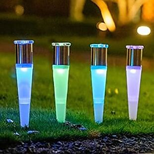 4pk Solar Pathway Lights $24 Shipped