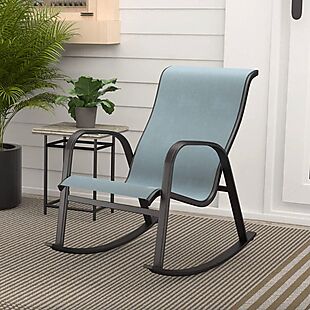 Sling Patio Rocking Chair $81 Shipped