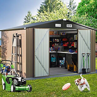 10' x 8' Double-Door Storage Shed $267