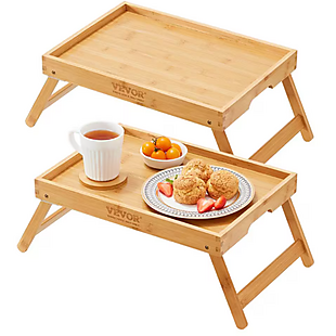 2pk Bed Tray Tables $21 Shipped