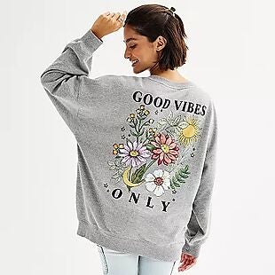 Oversized Graphic Sweatshirts $19