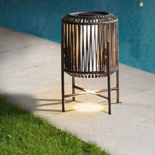 22" Resin Solar Floor Lamp $90 Shipped