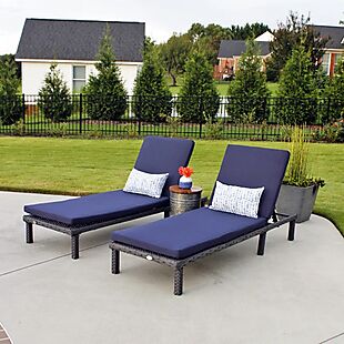 2pk Patio Lounge Chairs $258 Shipped