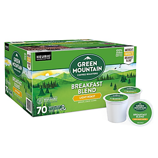 70ct Green Mountain Coffee K-Cups $30