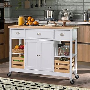 Rolling Kitchen Island $208 Shipped