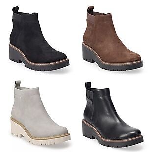 Sonoma Wedge Ankle Boots $36