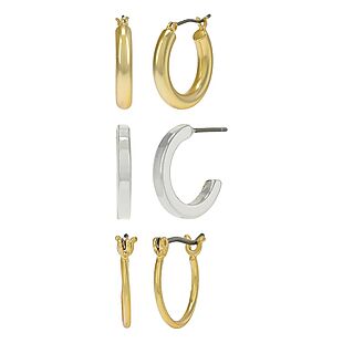 3pk Madewell Hoop Earrings $10 Shipped