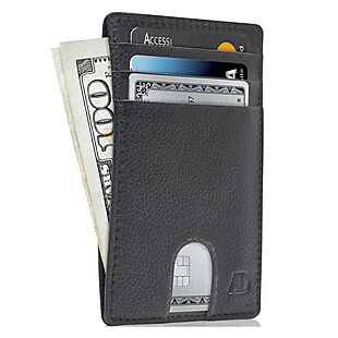 Slim Leather Cardholder $15 Shipped