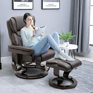 Massage Recliner Chair with Footrest $255