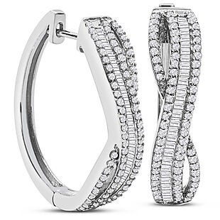 1ct Diamond Earrings $148