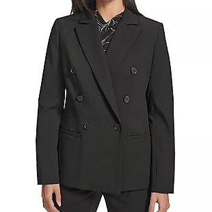 Calvin Klein Double-Breasted Blazer $48