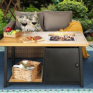 46" Fire Pit Table with Storage $259