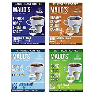 25% Off 100ct Maud's Coffee Pods