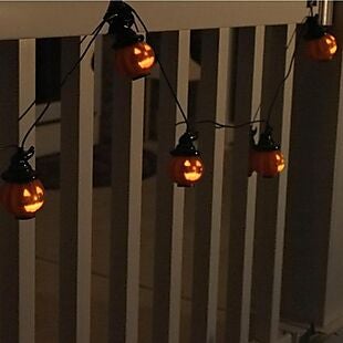 2pk Animated Pumpkin Light Strings $25