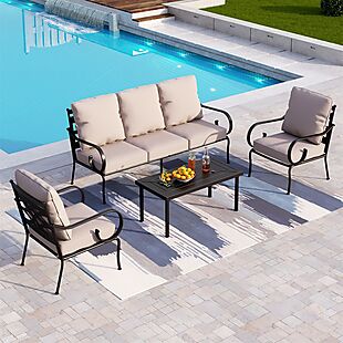 4pc Patio Conversation Set $580