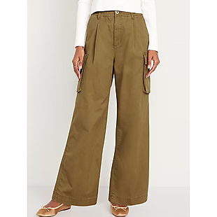 Old Navy Wide-Leg Cargo Pants $20