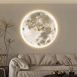 Moon Wall Clock $149