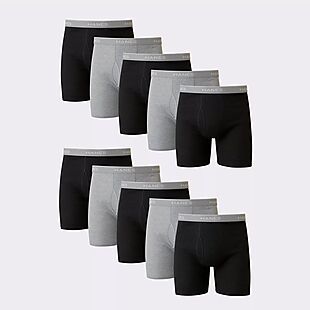 10pk Hanes Tagless Briefs $24