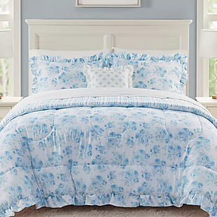 Ruffle Comforter Set with Toss Pillow $36