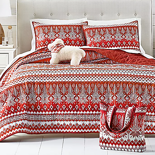 45% Off Holiday Quilt Sets + Free Ship