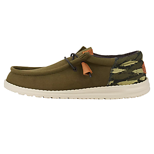 Hey Dude Wally Fish Camo Shoes $28