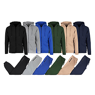 2pc Fleece-Lined Hoodie & Jogger Set $20