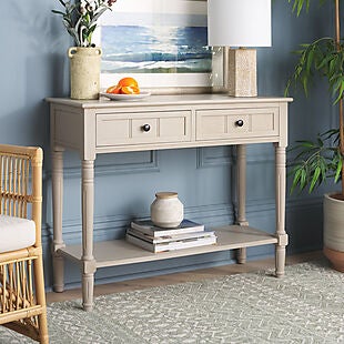 Console Table with Storage Drawers $110