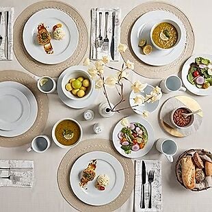 16pc Porcelain Dinnerware Set $16