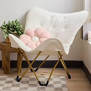 Sherpa Foldable Butterfly Chair $28