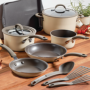 11pc Rachael Ray Non-Stick Cook Set $105