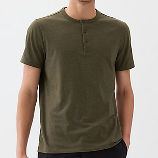 Gap Factory Men's Henley Shirt $7