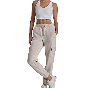 DKNY Cargo Jogger Fleece Sweatpants $21