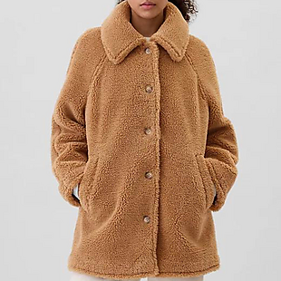 Gap Factory Women's Sherpa Coat $45