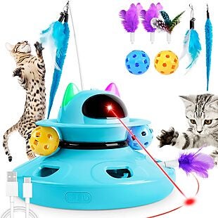 4-in-1 Interactive Automatic Cat Toy $20