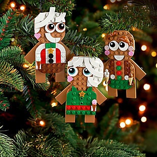 Lego Gingerbread Ornament Set $13