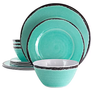 12pc Melamine Dinnerware Set $19