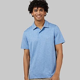 3 Sweat-Wicking Polos $24