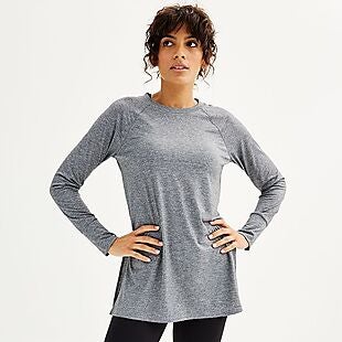 Tek Gear Tunic Long-Sleeve Tee $15