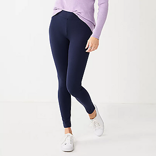 Kohl's Mid-Rise Leggings $8 Shipped