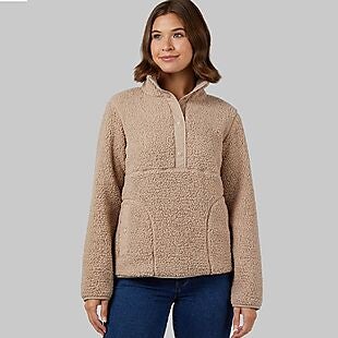 32 Degrees Sherpa Snap Top $17