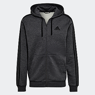 Adidas 3-Stripes Full-Zip Hoodie $23