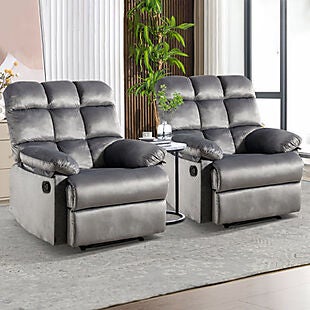 2pc Modern Recliner Set $410