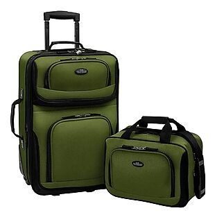 US Traveler 2pc Luggage Set $32